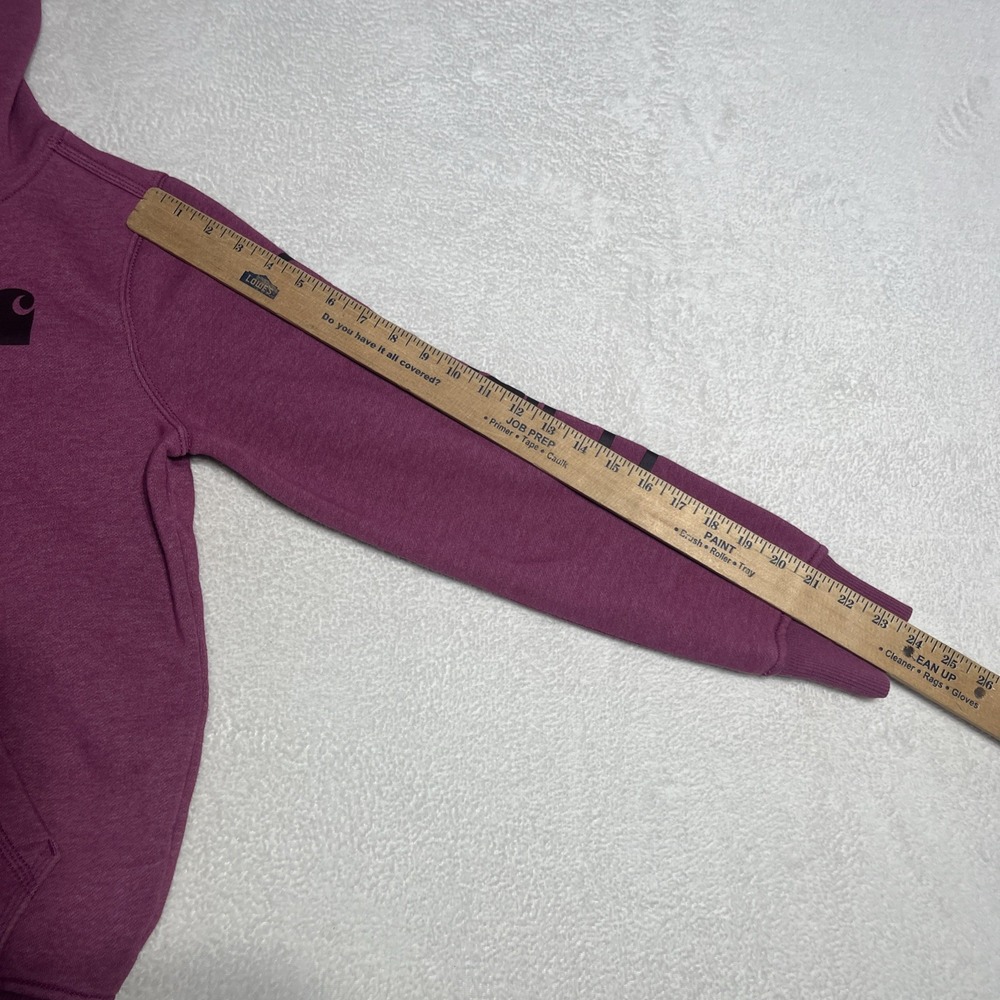 Carhartt Women's Clarksburg Graphic Sleeve Pullover Hoodie Sweatshirt Small 4-6 - Picture 8 of 8